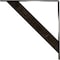 Ekena Millwork Traditional Steel Bracket, Antiqued Warm Silver 2"W x 20"D x 20"H BKTM02X20X20TRAWS - alternate 4